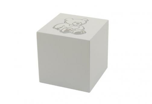 Teddy Bear Box Urn White